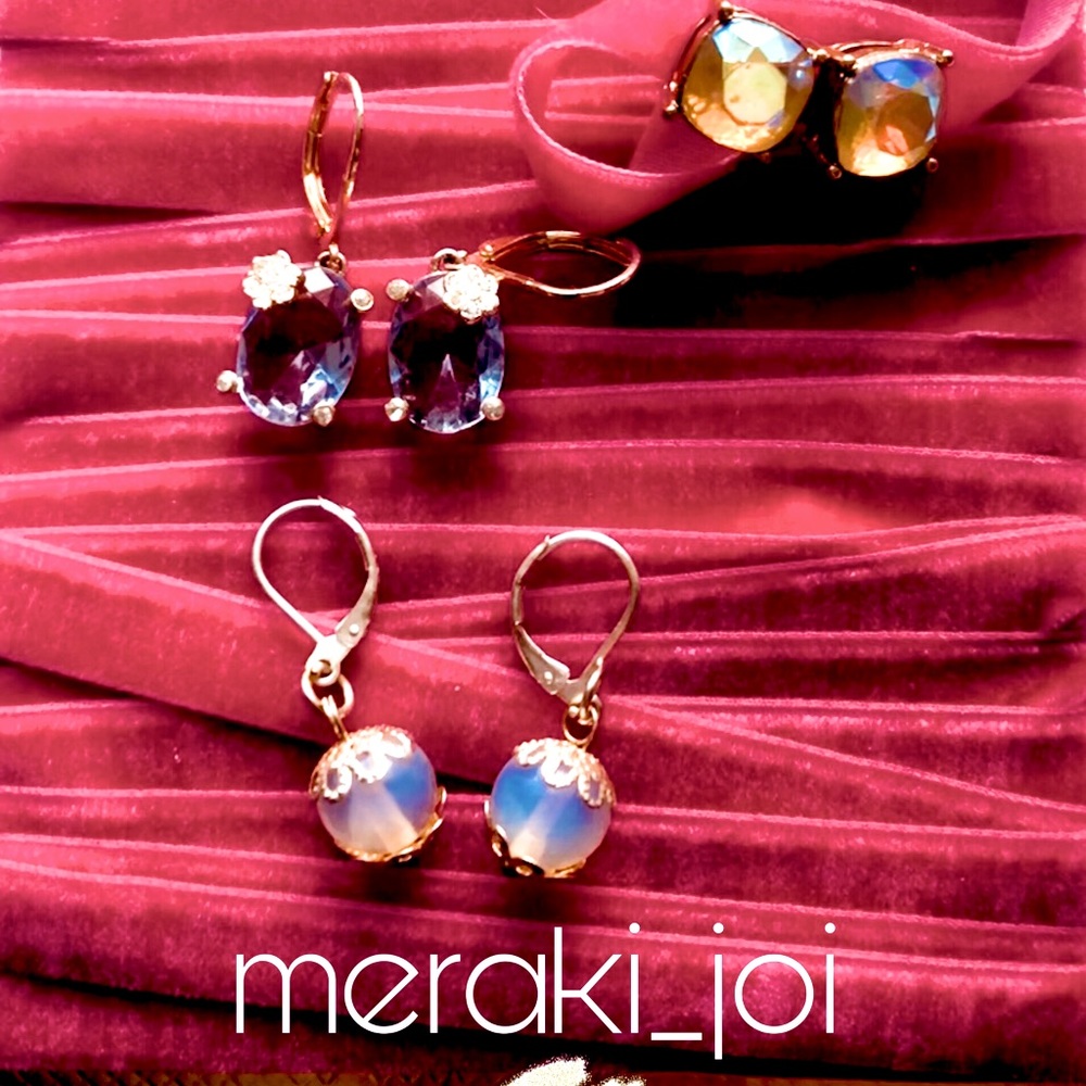 Vintage faux Earrings Lot